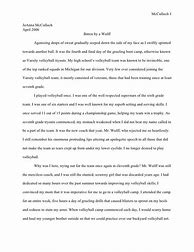 Image result for Creative Writing Text Example