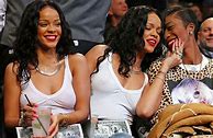 Image result for Rihanna Courtside