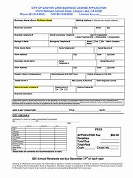 Image result for Free Business License Application Forms