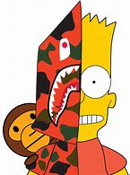 Image result for Bart Simpson Drawing Supreme