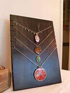 Image result for White Wood Necklace Display