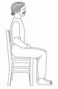 Image result for Sitting in Chair Drawing