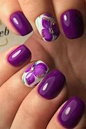 Image result for Easy Purple Nail Designs