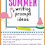 Image result for Summer Writing Prompts