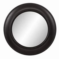 Image result for Rustic Round Mirror Black
