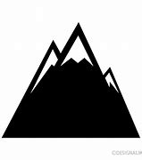 Image result for Snow Mountain Clip Art Black and White