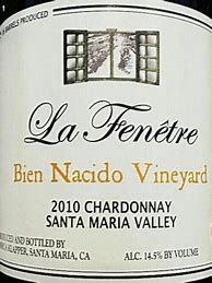 Image result for Fenetre Chardonnay Bien Nacido