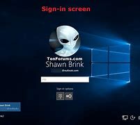 Image result for Lock Screen Windows 10 Sign In