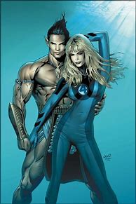 Image result for Invisible Woman Kiss