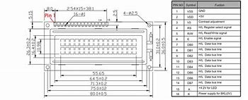 Image result for LCD 1602 Display Graphic