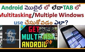 Image result for Android Tablet 3 Windows Split Screen in 3 Apps