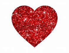Image result for Red Glitter Heart Clip Art