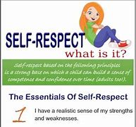 Image result for Self-Respect Meaning