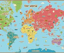 Image result for A World Map for Kids