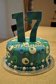 Image result for 17 Birthday Cake Boy