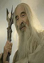 Image result for Lotr GIF Death of Saruman