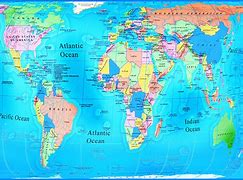 Image result for World Map with Countries