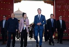 Image result for Gavin Newsom Picture in China