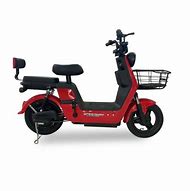 Image result for Red Electric Bike with Big Battery