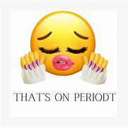 Image result for Period Emoji Funny