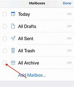 Image result for iPhone Mail App Archive Folder