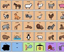 Image result for Pecs Communication Book Animals