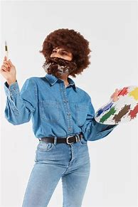 Image result for Bob Ross Face Costume