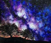 Image result for Galaxy Painting Art