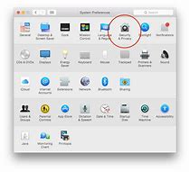 Image result for Mac System Preferences Security