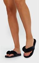 Image result for Cute Black Slippers