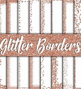 Image result for Rose Gold Glitter Border with Black Background