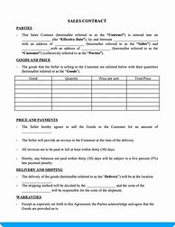 Image result for Free Sales Agreement Template