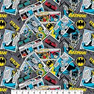 Image result for Cotton Fabric with Batman