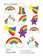 Image result for Rainbow Unicorn Printables