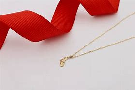 Image result for Gold Feather Pendant