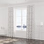 Image result for White Pattern Blackout Curtains