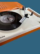 Image result for Orange Portable Record Player 1970s