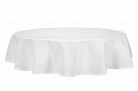 Image result for White Oval Tablecloth