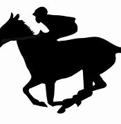 Image result for Outline Horse and Jockey Racing
