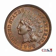 Image result for Indian Head Cent 1886 America