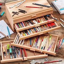 Image result for Art Supplies Storage Box