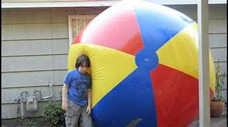 Image result for Blowing Up Giant Beach Ball