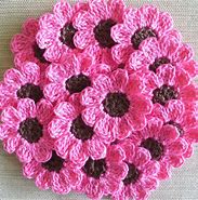 Image result for Crochet Flower Towel Holder