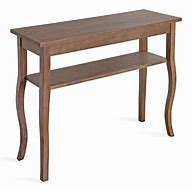 Image result for Narrow Wood Console Table