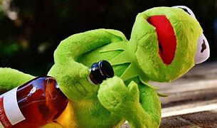 Image result for Kermit the Frog Drinking