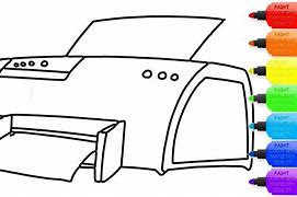 Image result for Printer Drawing with Colour