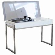 Image result for Record Player From the 1970s Modern Plastic White