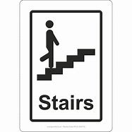 Image result for Stairs for Boys Sign