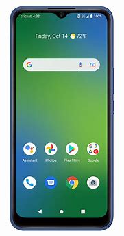 Image result for Cricket Wireless Blue Phone