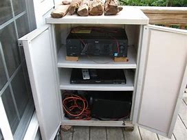 Image result for Waterproof Outdoor Stereo Cabinet